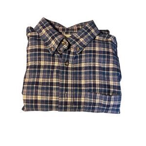 L.L. Bean Men’s Large Plaid Flannel Shirt
